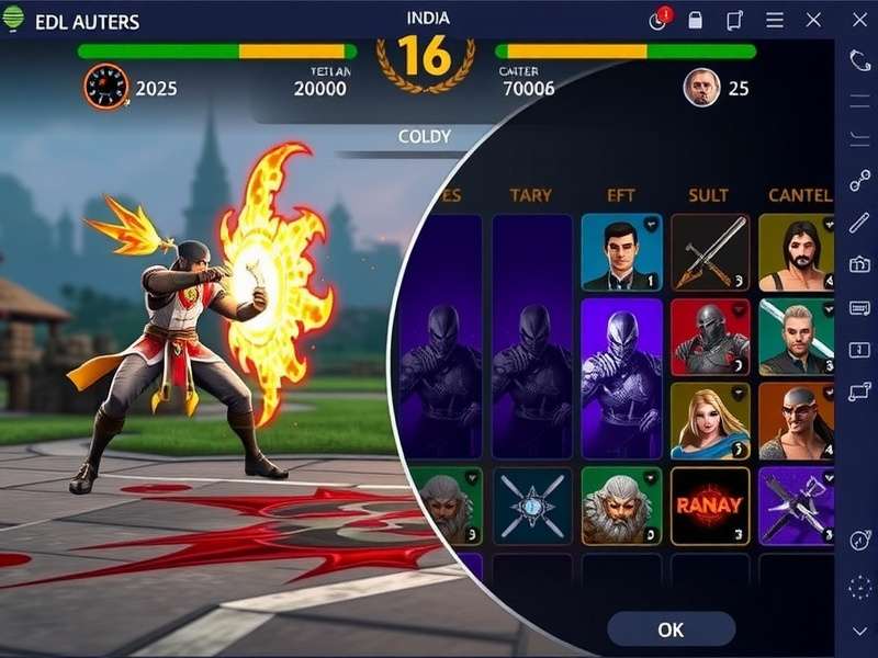 Raita Warriors character customization screen