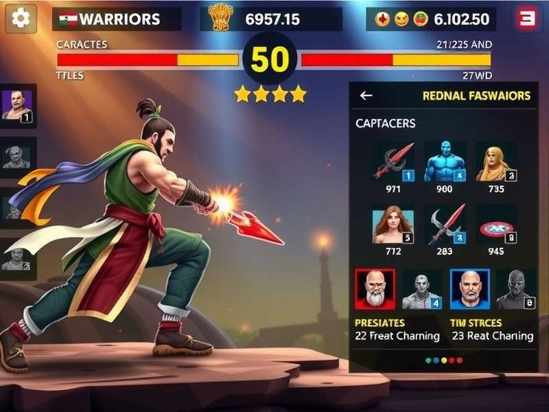 Raita Warriors gameplay screenshot showing character combat